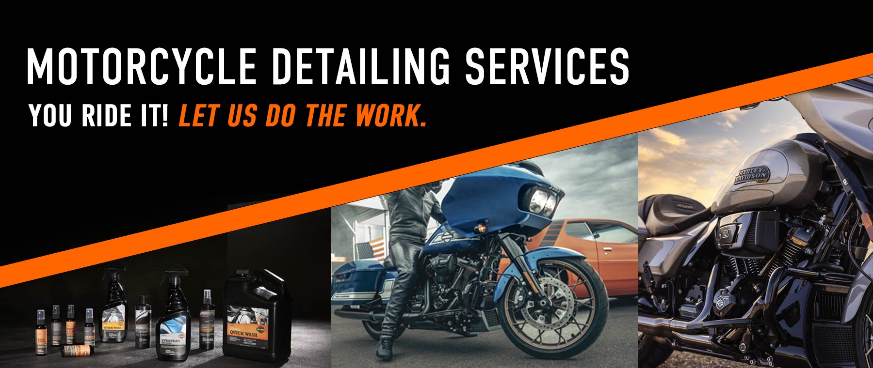 Motorcycle Detailing Services Banner